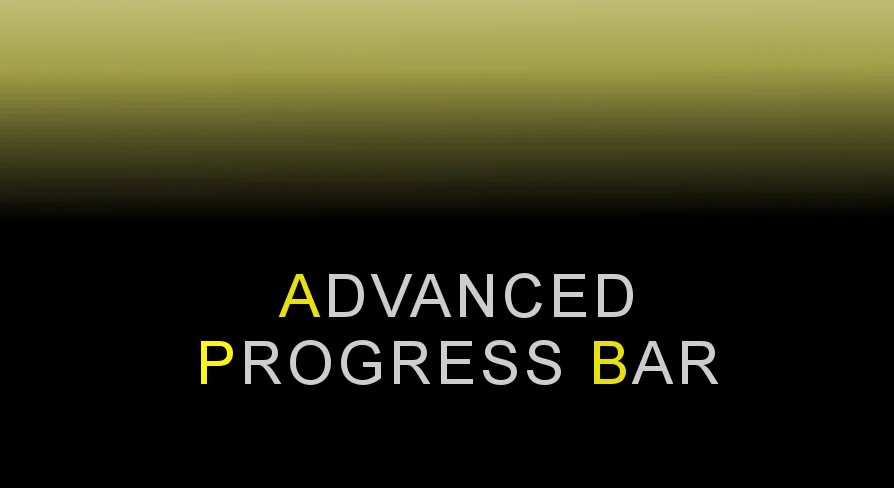 Advanced Progress Bar