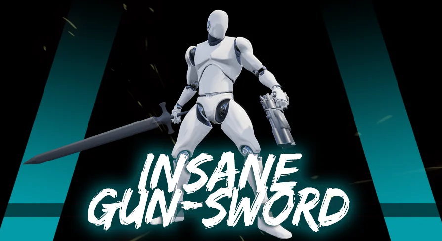 Insane Gun Sword AnimSet