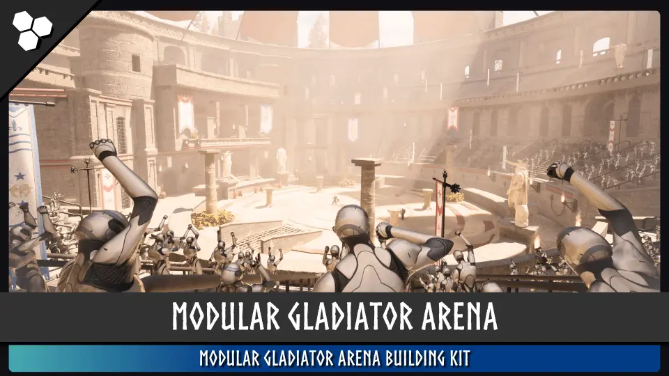 Modular Gladiator Arena (Gladiator Arena, Arena, Colosseum Arena)