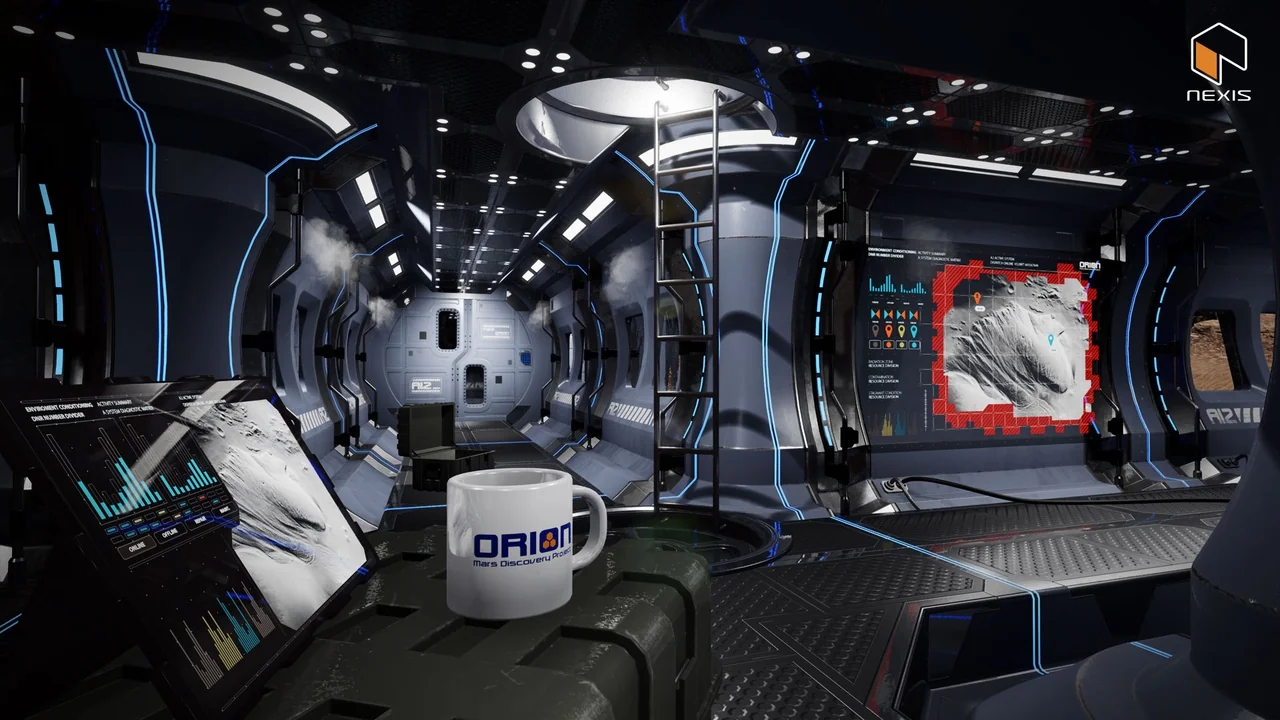 Modular Sci Fi Orion Mars Corridors
