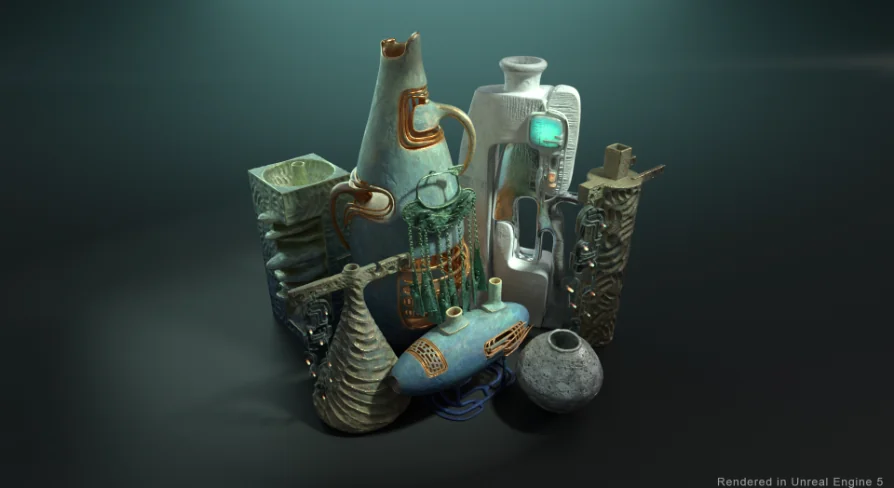 Sci-Fi Shrine props VOL 5