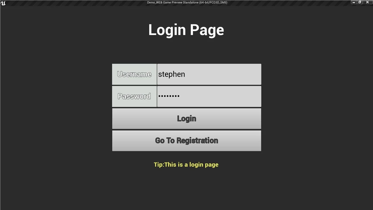 Compact Login System