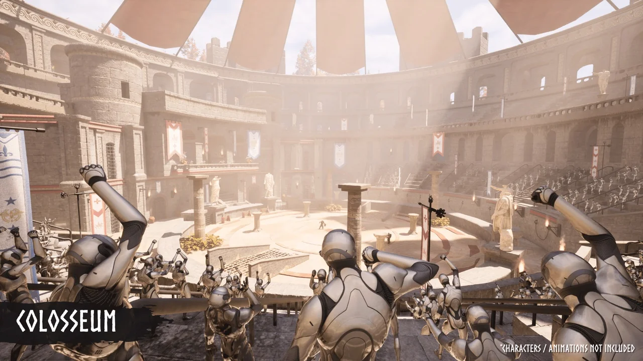 Modular Gladiator Arena (Gladiator Arena, Arena, Colosseum Arena)