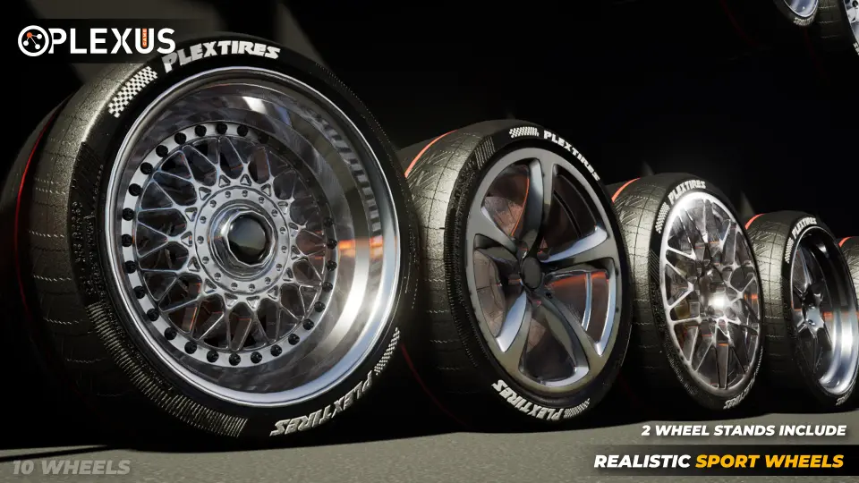 Realistic Sport Wheels 2 - Unreal Engine