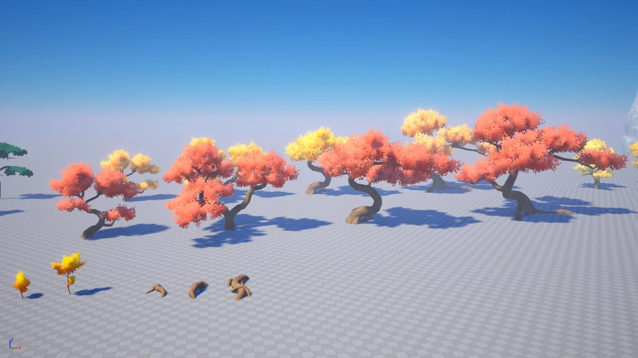 Stylized Trees | Asia Nature Environment