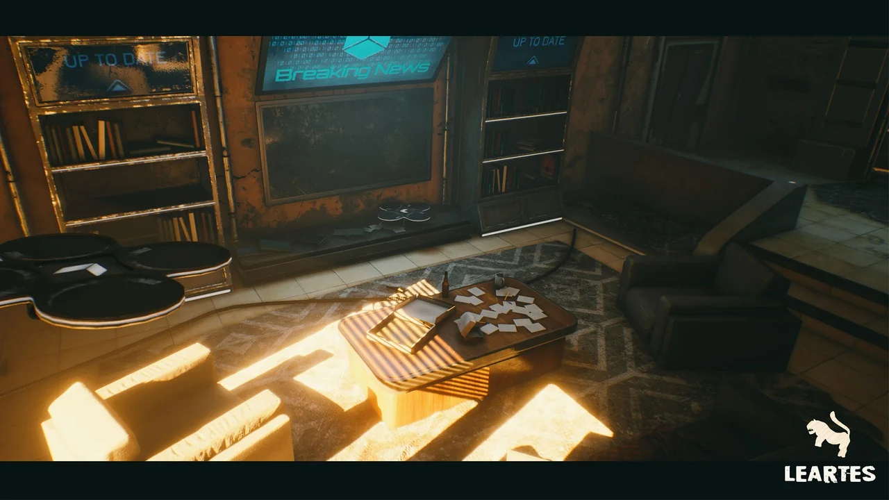 Cyberpunk / Sci - Fi Apartment Interior Environment ( Cyberpunk Cyberpunk Scfi )