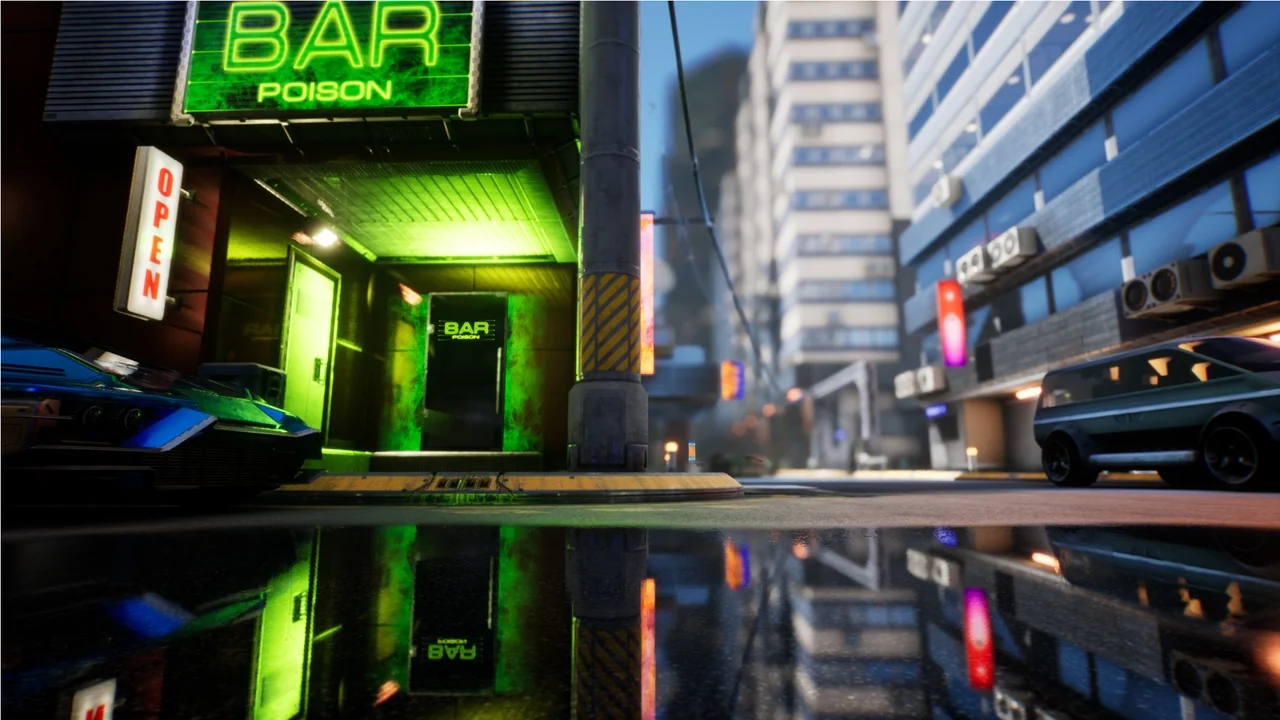 Cyberpunk street assets