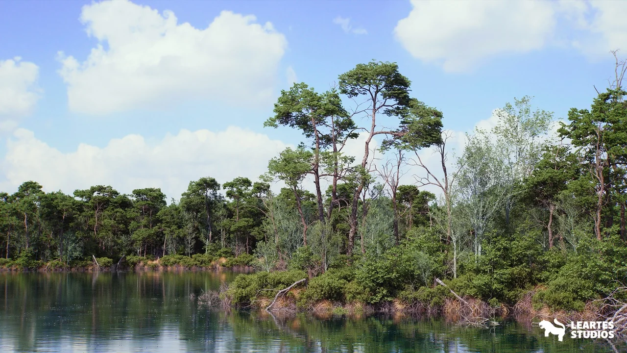 The Pine Environment ( Foliage Island PCG Nature River Nature Nature Biom )