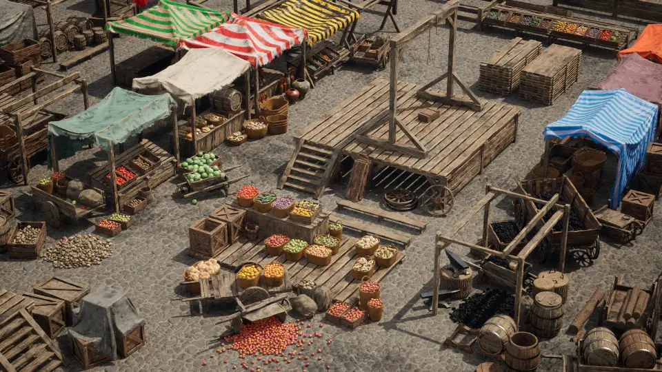 Medieval Market Optimized