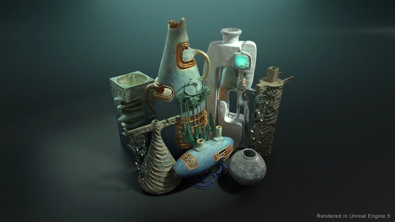 Sci-Fi Shrine props VOL 5