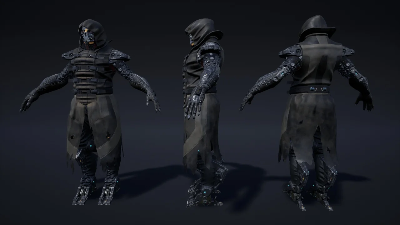 Sci-Fi Character 06 (Necromancer)