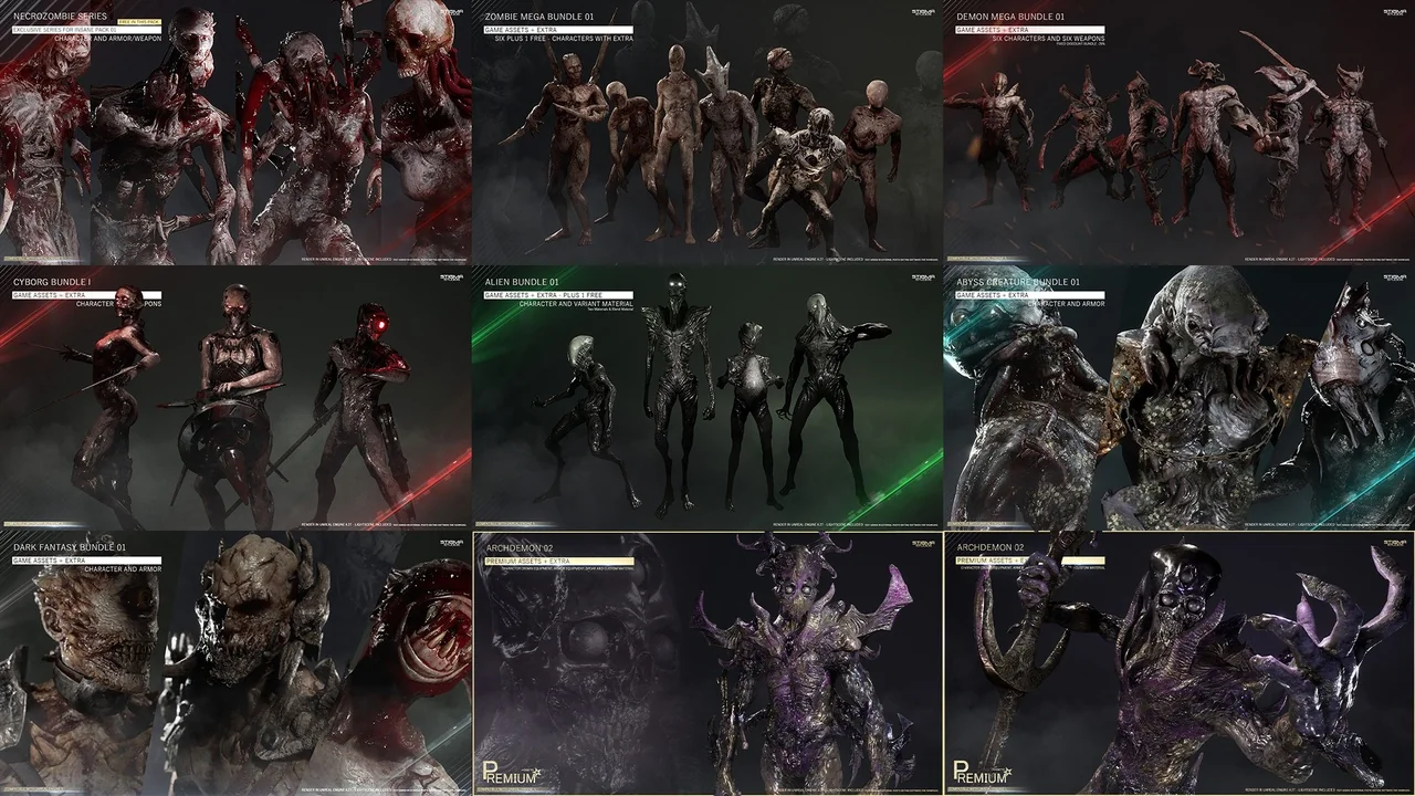Insane Pack 01 - Game Assets + Extra | STIGMA STUDIOS