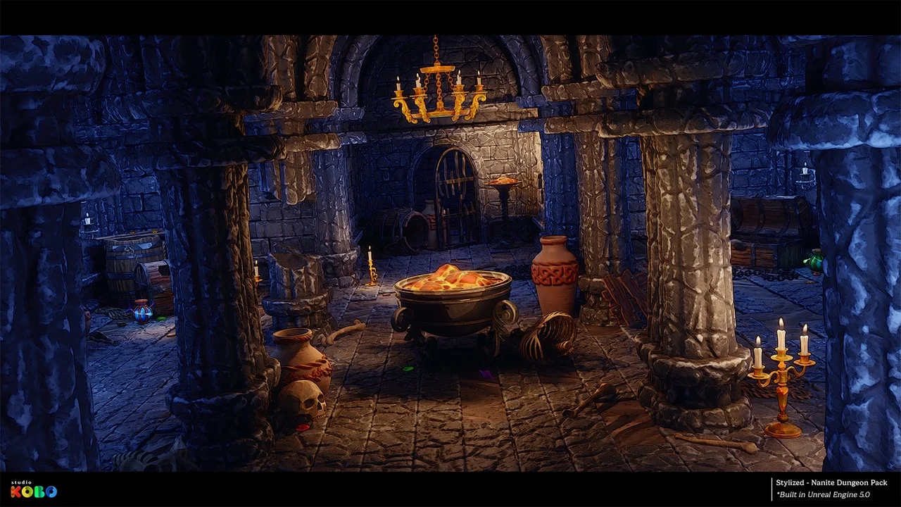 Stylized - Nanite Dungeon Pack