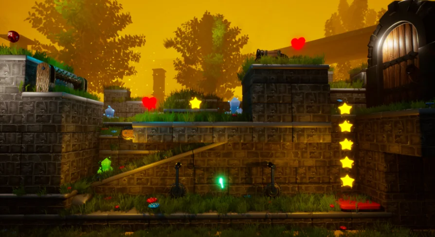 2.5D Platformer Game Template