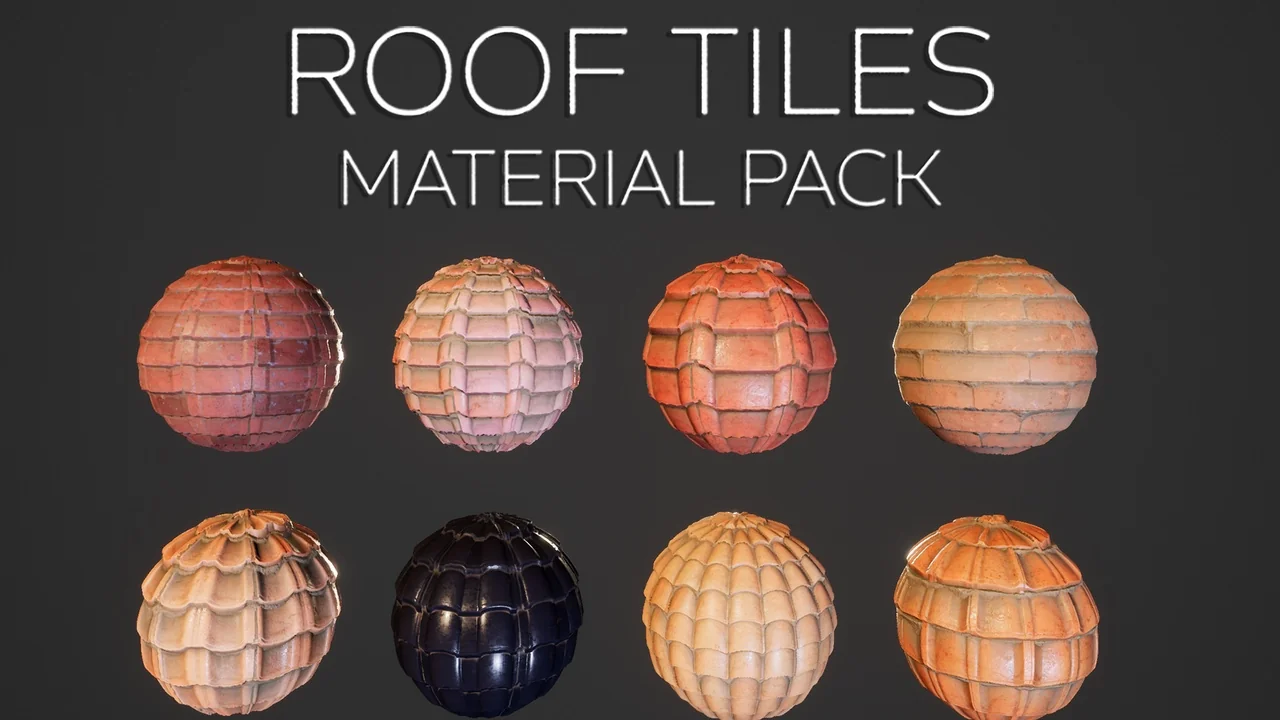 Roof Tiles Material Pack Vol.1