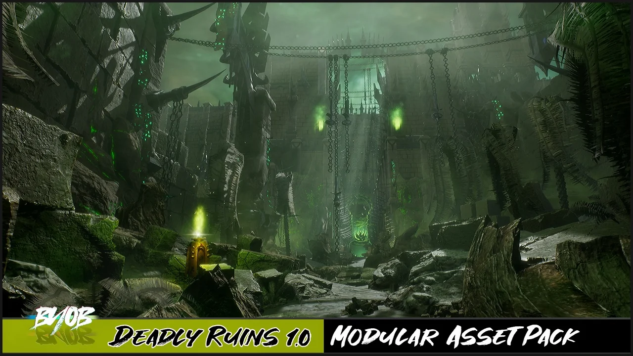 Deadly Ruins - Modular asset pack