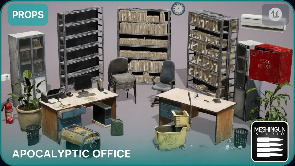 Apocalyptic Office Props Vol1