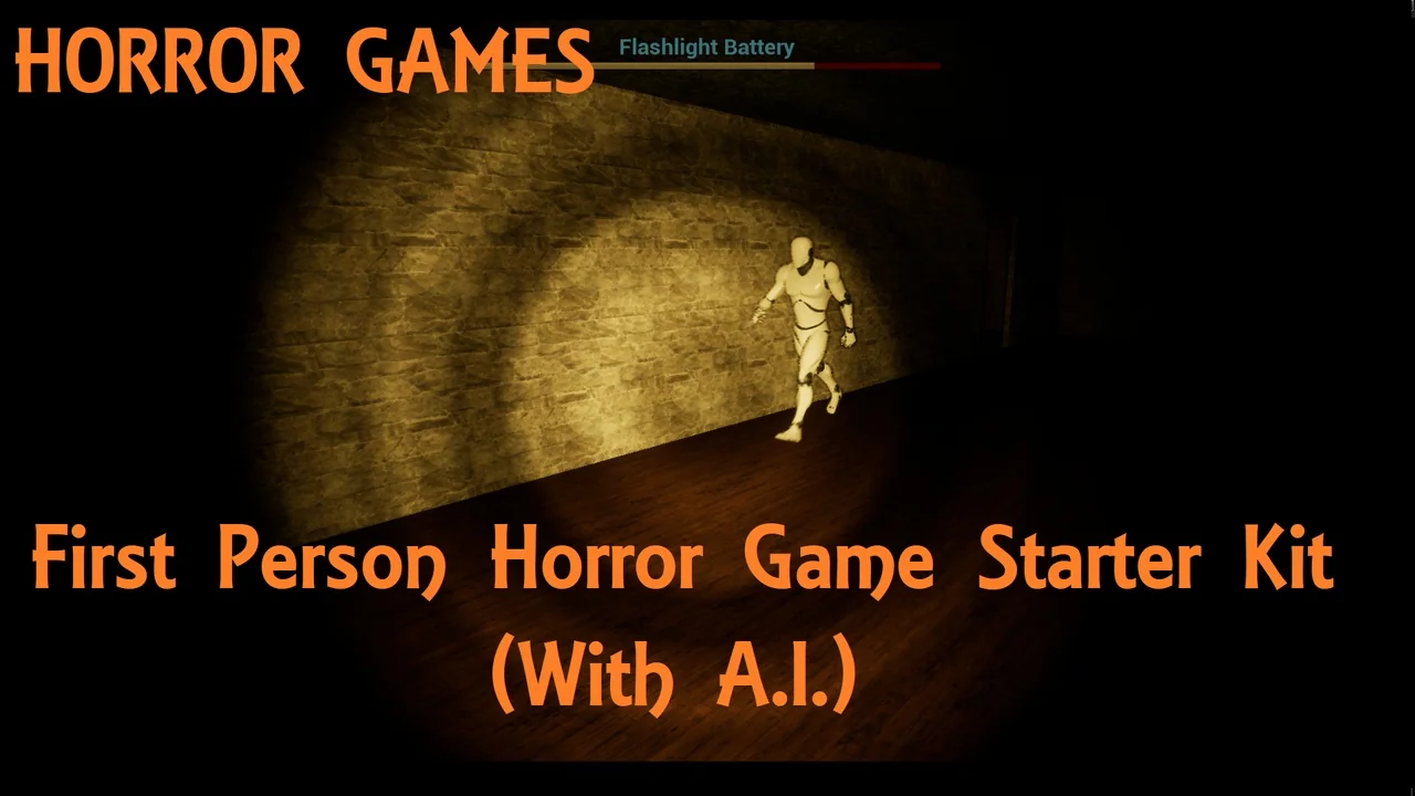 First Person Horror Game Starter Kit (With A.I.)