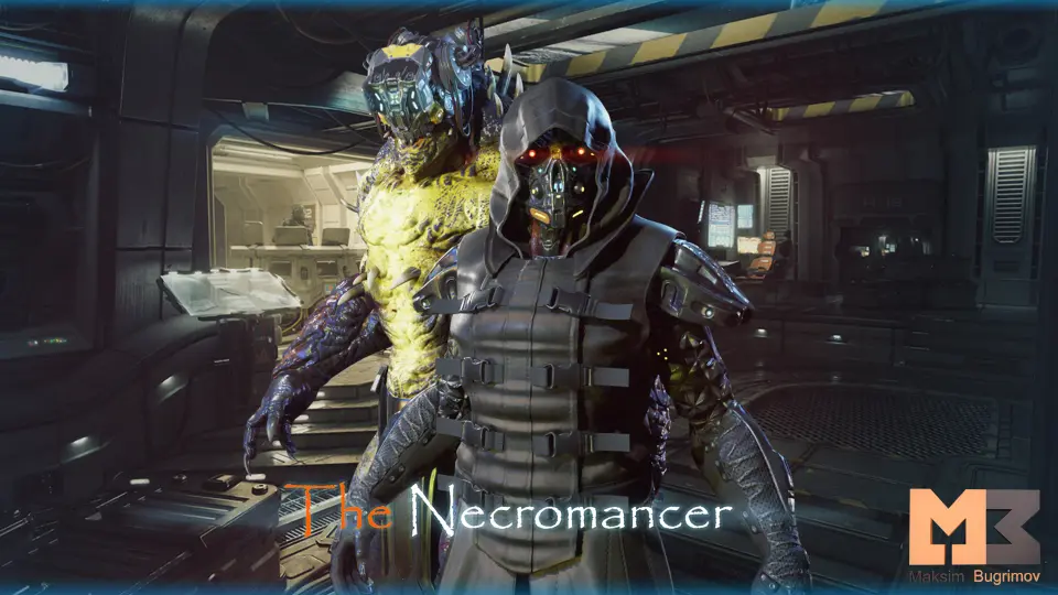 Sci-Fi Character 06 (Necromancer)