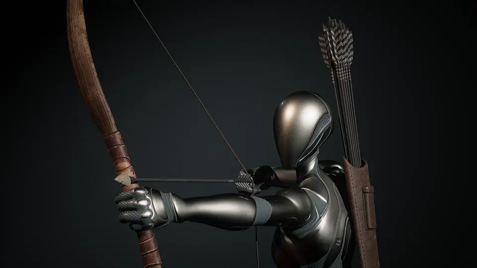 Modular Longbow Pack - Game-Ready