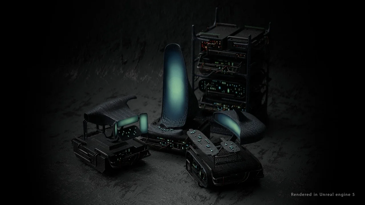 Vintage SciFi Pack VOL 9 Server computers