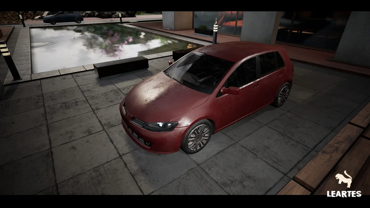 HatchBack Car Driveable / Animated / Realistic (HatchBack Car Driveable Vehicle)