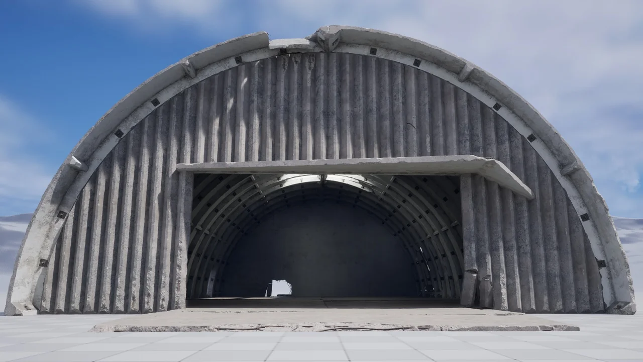 Concrete hangar v.1