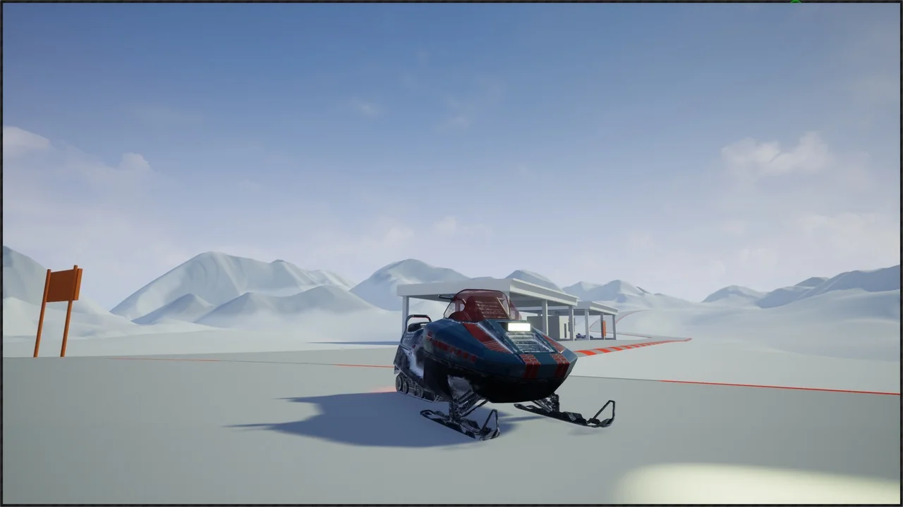 Drivable Vehicle : Snowmobile
