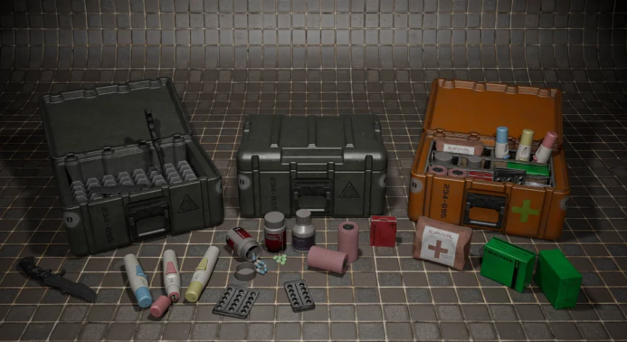 Customisable Military Medic Container Vol.1
