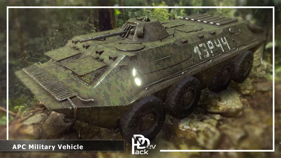 6 Versions APC Military Vehicle
