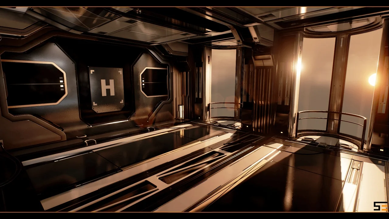 Modular SciFi Hallways
