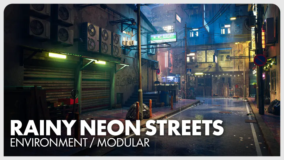 Rainy Neon Streets