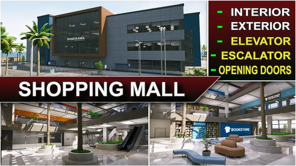 City Shopping Mall (MODULAR Environment) V 1.5