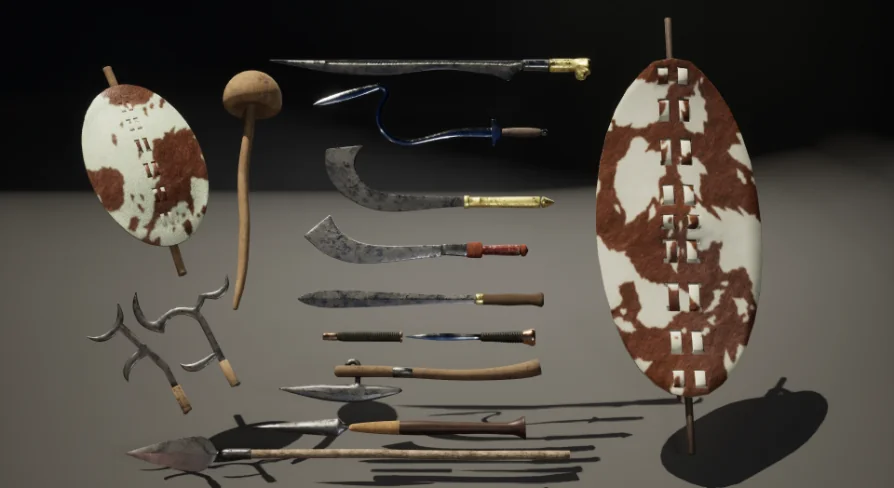 African Weapon Pack