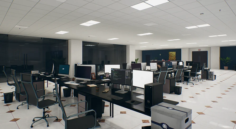 QA Office and Security Room