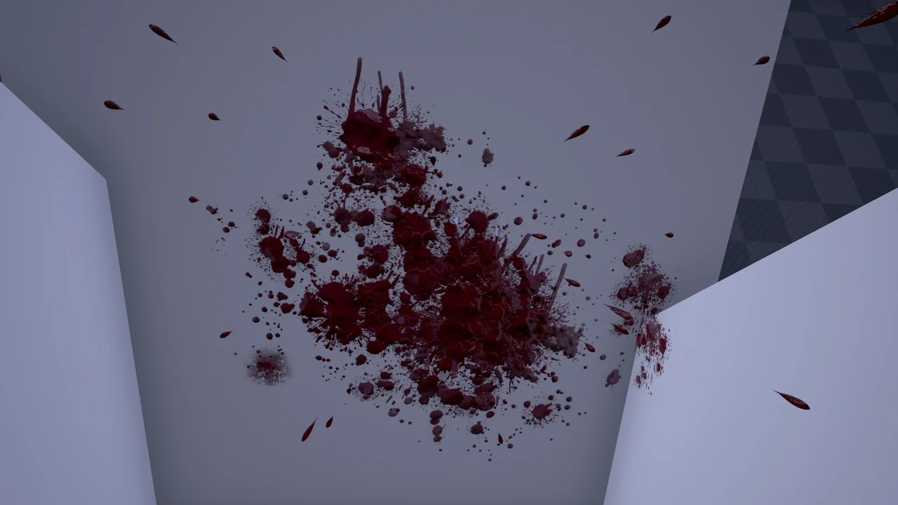 Blood Splatter Blueprint System