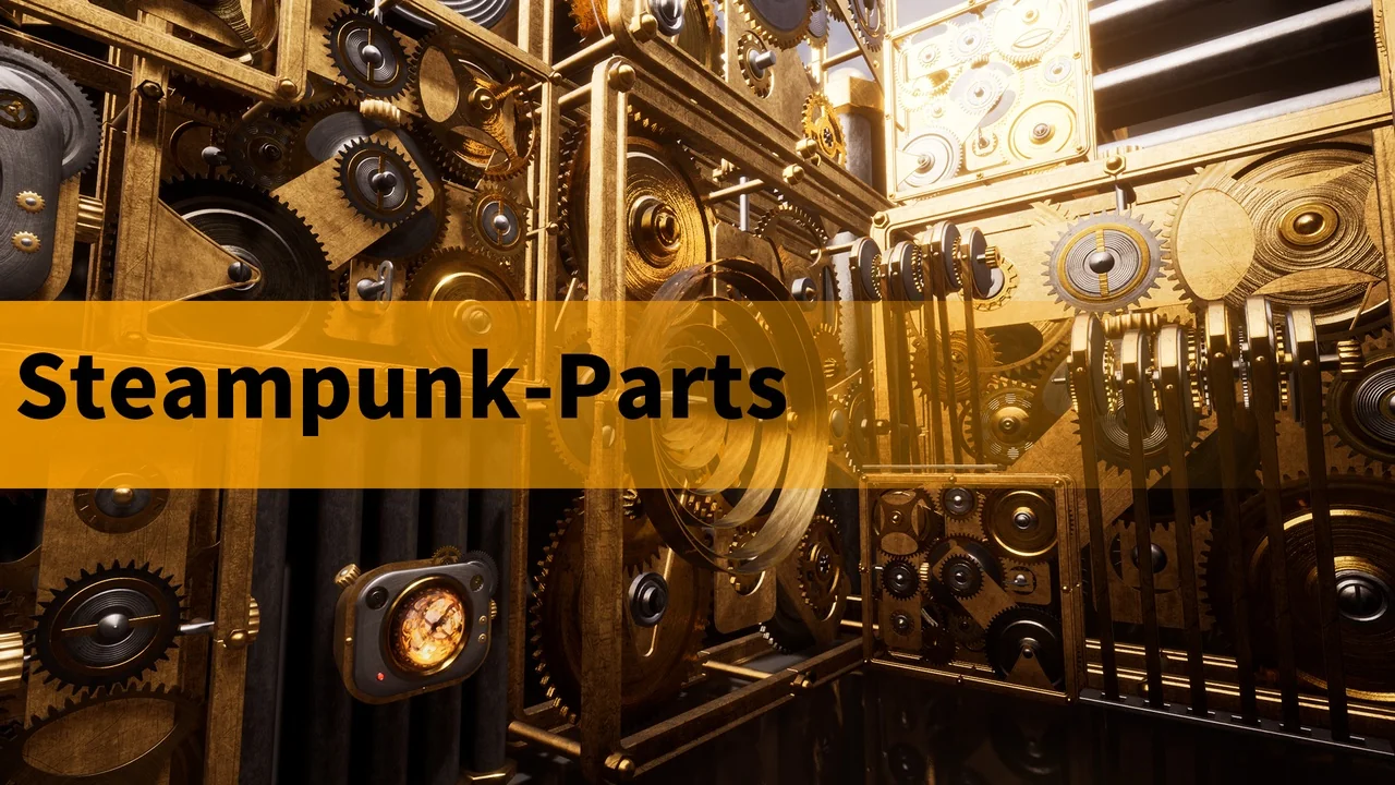 STEAMPUNK-PARTS-MACHINES-GEAR-INDUSTRY