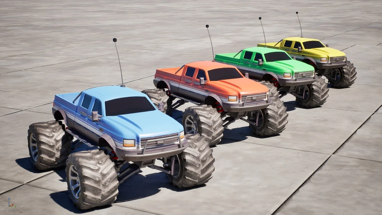 Replicated Drivable RC Car (Blueprint)