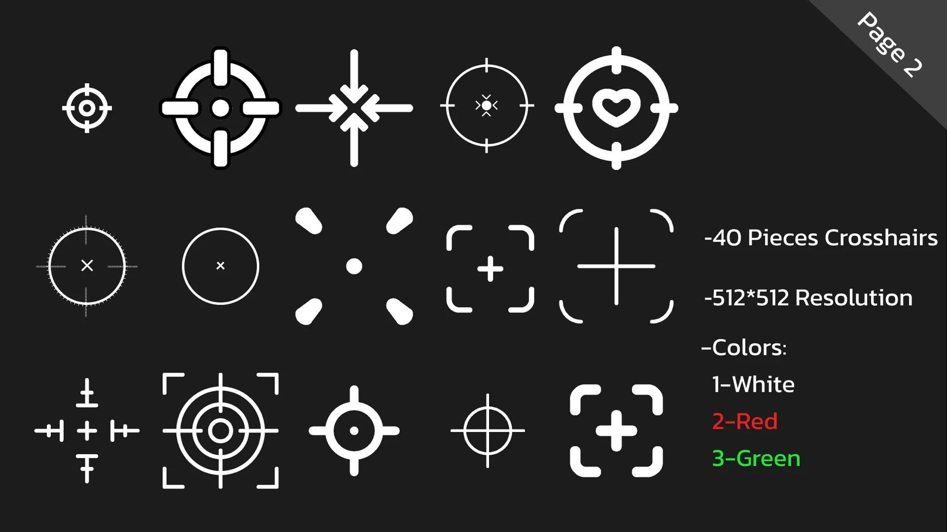 Simple Crosshairs Pack