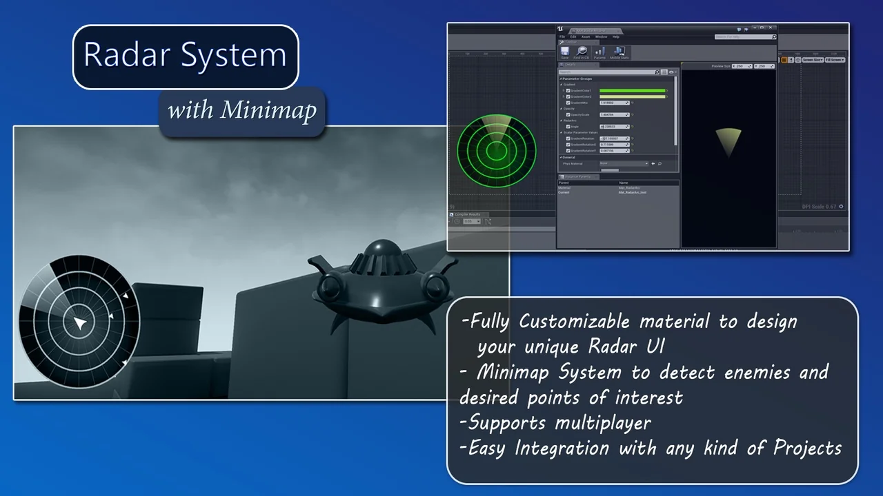 Radar System with Minimap