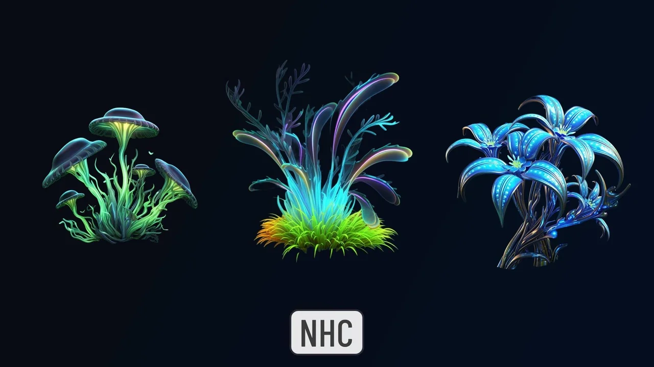 NHC - Fluorescent Nature Pictures Pack 2