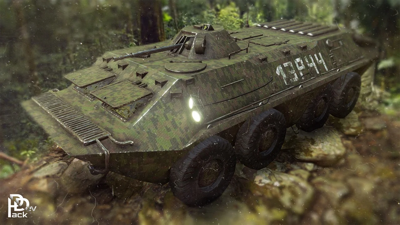 6 Versions APC Military Vehicle