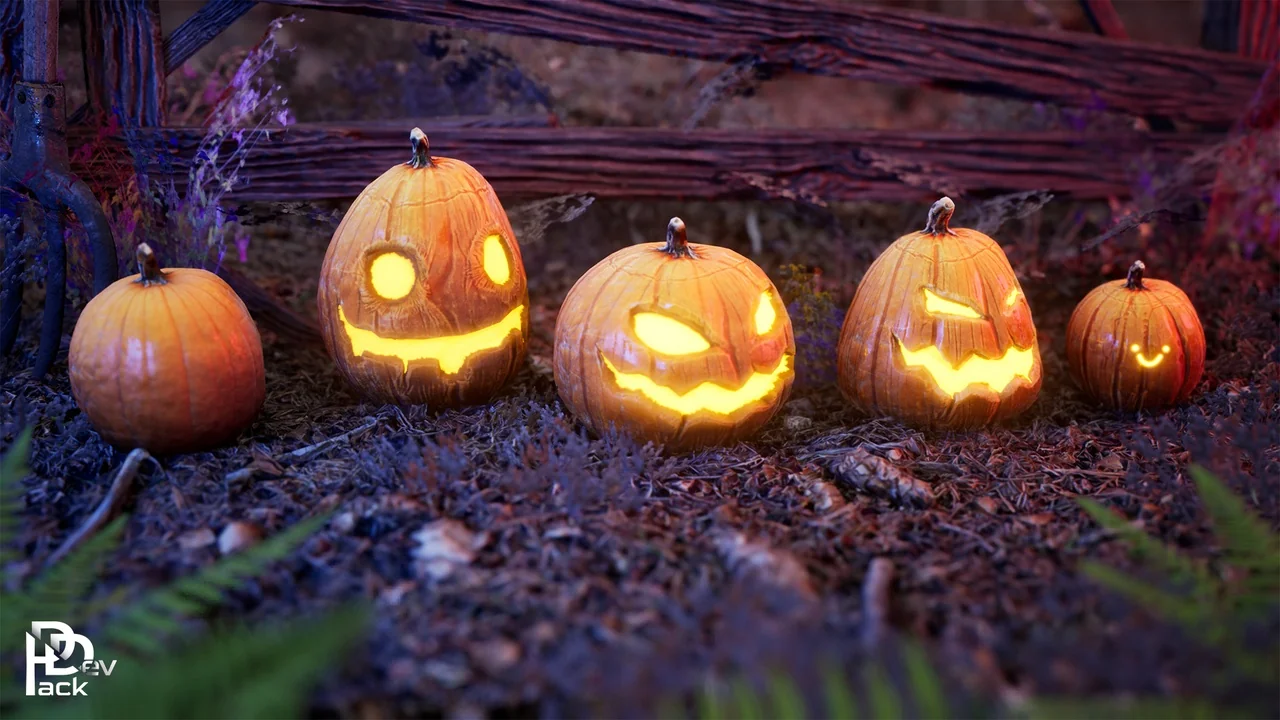 Halloween Pumpkins / 10+ Variations & Vegetation