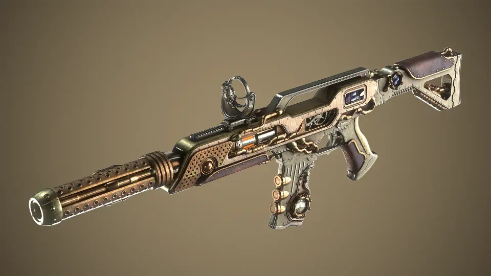 SteamPunk Assault Rifle