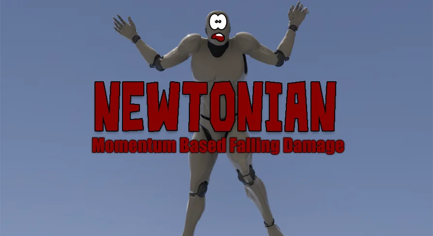 Newtonian Falling and Momentum Damage System