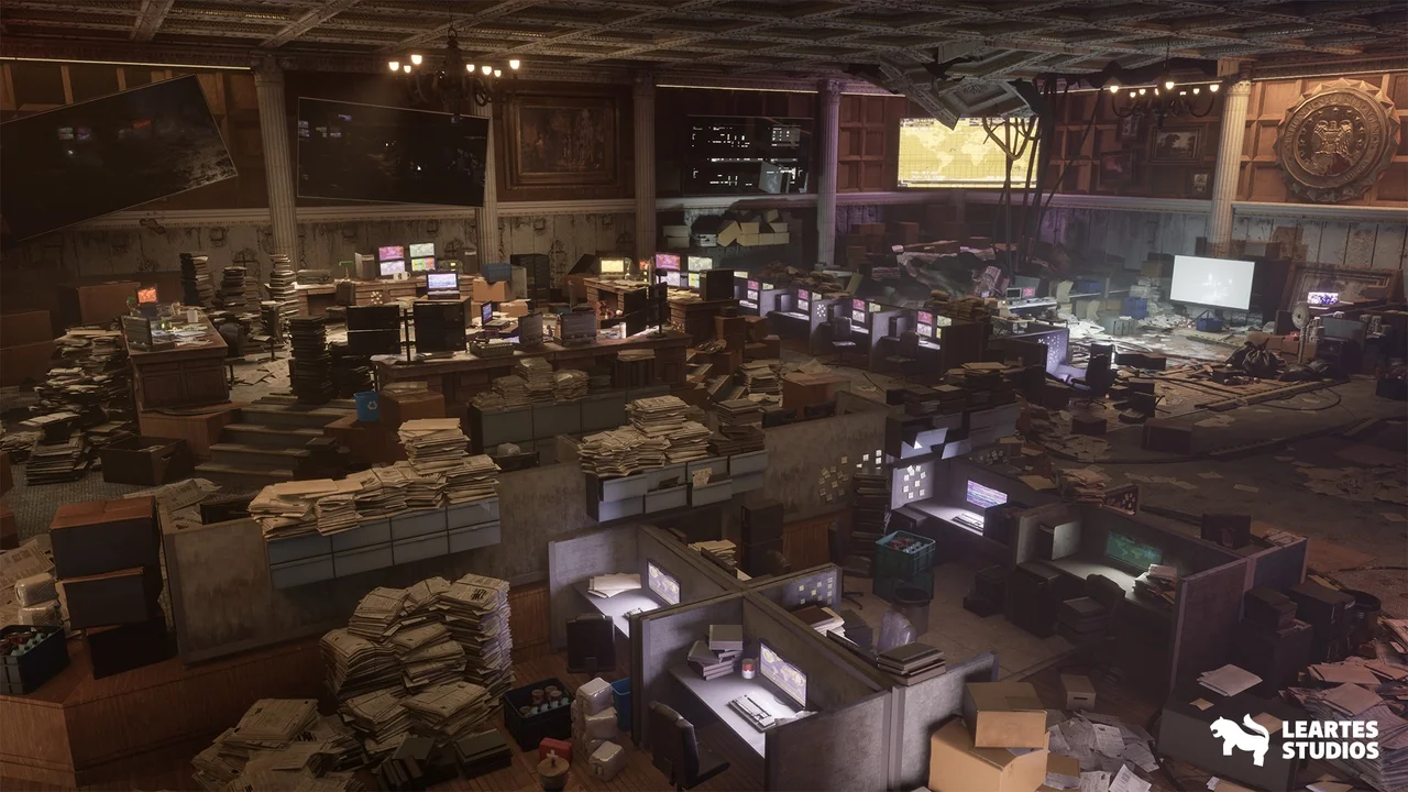 Command Center Interior Environment ( Command Center Interior Interiors Sci-Fi )