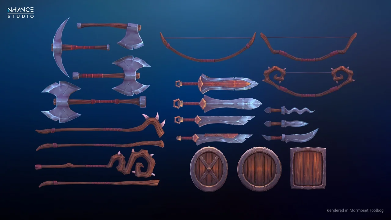 Stylized Newbie Weapons Pack