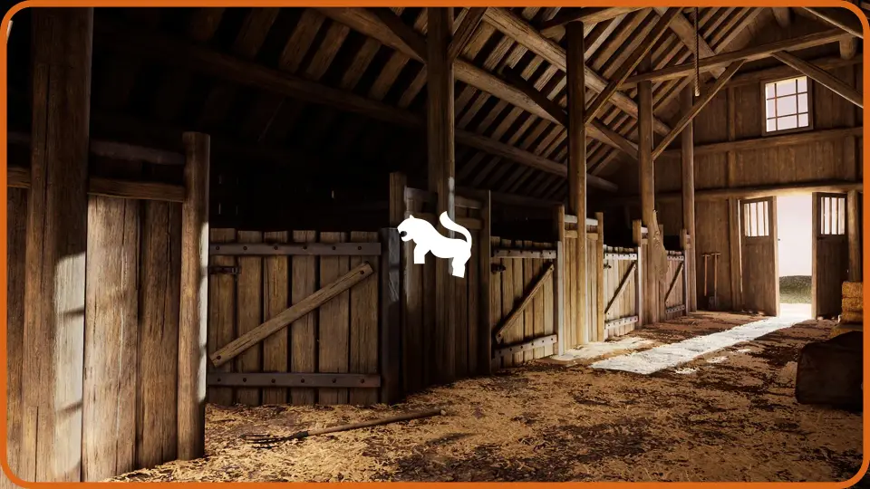 Stable Environment ( Stable Medieval Medieval Horse Horse 3D Art Wood Wood )