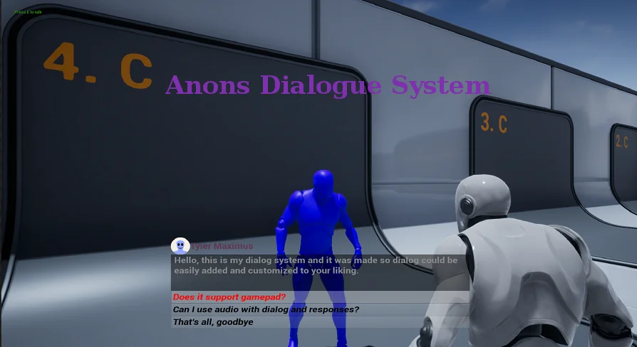 Anon's Dialogue System
