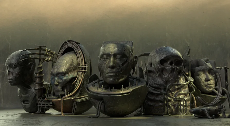 Vintage SciFi pack VOL 2 Android Mummies